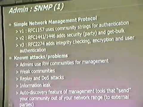 DEF CON 10 Hacking Conference Presentation By Nicholas Fischbach - Router Security and Forensics - Video