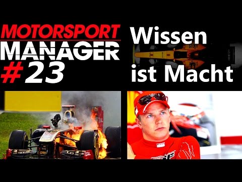 Wissen ist Macht - Lets Play MOTORSPORT MANAGER Deutsch PC Gameplay German #23