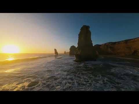 12 Apostles Aerial Shot - 4K