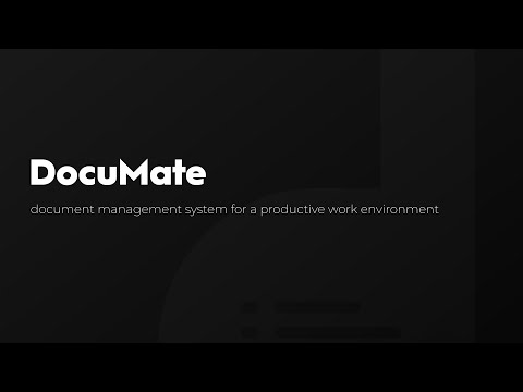 DocuMate : A Simple and Easy Document access tool.