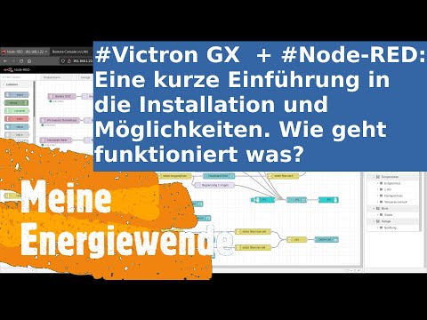 #Victron GX / MP2 + #Node-RED: Steuerung von Verbrauchern im Smarthome.