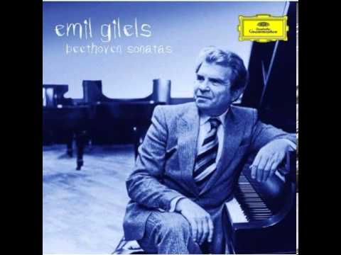 Emil Gilels   Beethoven Sonata No 14 Moonlight