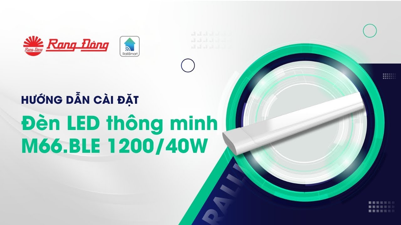 Hướng dẫn sử dụng Đèn LED thông minh M66 BLE