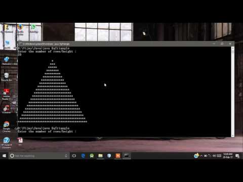 10 Java Programming Patterns Equilateral Triangle