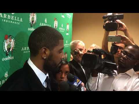 Kyrie Irving explains emotions after Gordon Hayward's injury | Boston Celtics