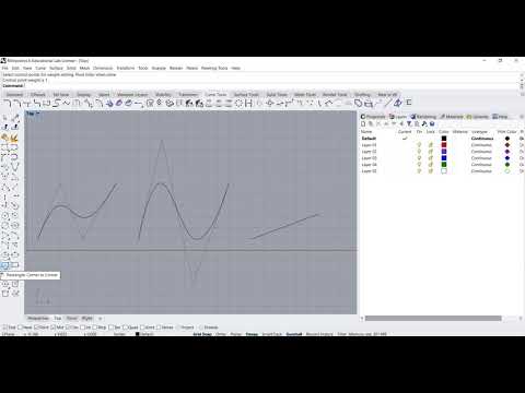 Rhino - 3D Modeling - Fundamentals - Drawing from the Model book_6.2.2_Control Point Weights