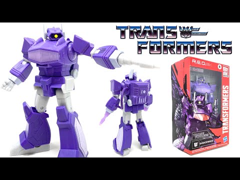 Transformers R.E.D G1 SHOCKWAVE Action Figure Unboxing & Review