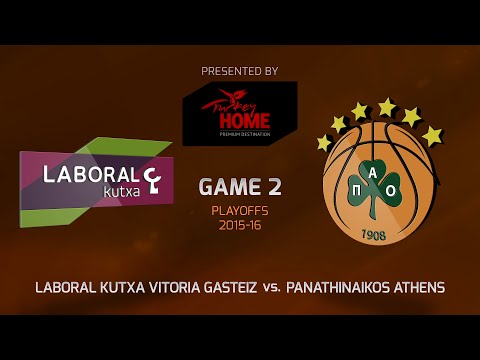 Highlights: Playoffs Game 2, Laboral Kutxa Vitoria Gasteiz 82-78 OT Panathinaikos Athens