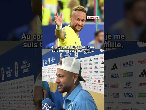 L’émotion de Neymar après son retour avec le Brésil #FIFAWorldCupOnYT #CoupeduMonde