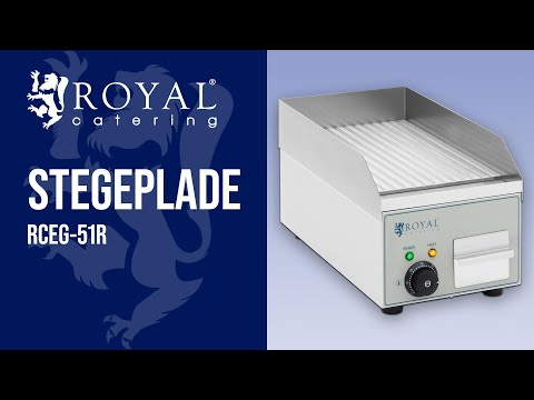 Produktvideo - Stegeplade - 360 x 250 mm - Royal Catering - 2,000 W
