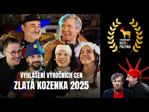 Kecy a politika: Vyhlášení výročních cen Zlatá kozenka 2025