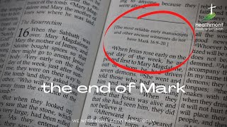 The end of Mark. (Mark 16:9-16)
