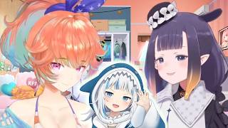 Ina and Kiara never forgor the Other BLUE one |  『Hololive』