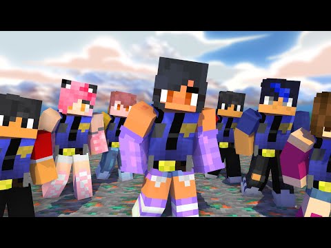 MONSTER SCHOOL :APHMAU AND FRIENDS POLICE DANCE JOANA MEME - MINECRAFT ANIMATION