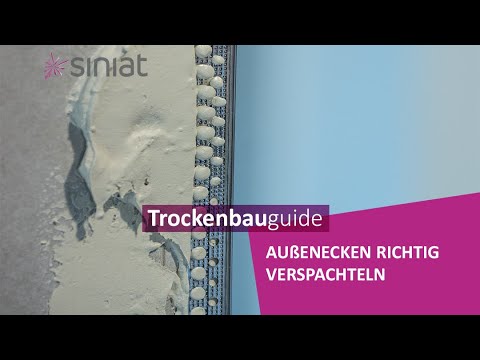 Außenecken spachteln im Trockenbau |  #Spachteln #Trockenbau #Spachteltechnik