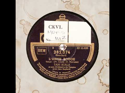 L'ANGE ROUGE   TANI SCALA et son Orchestre de Tangos