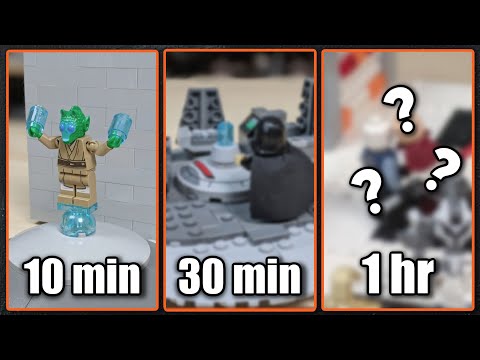 I Built The Three Darkest Moments Of The Clones Wars As LEGO Star Wars Mocs In 10min 30min and 1hr!