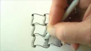 How to draw tanglepattern Cadent