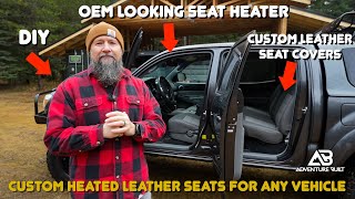 Why Didn’t I Do This Sooner? DIY Amazon Heated Leather Seats for ANY Car or Truck | EKR Covers