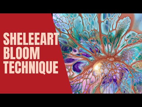 #60 - Peacock Cells & Copper Cell Activator - Shelee Art | #acrylicpainting | #bloomtechnique