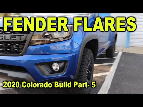 2020 Colorado OEM Fender Flares Part 5