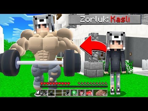 100 GÜN BOYUNCA KASLI OLMA FİLMİ 😱 - Minecraft