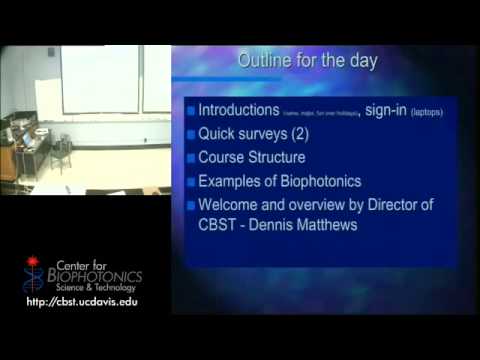 Introduction, Center for Biophotonics Science and Technology Overview