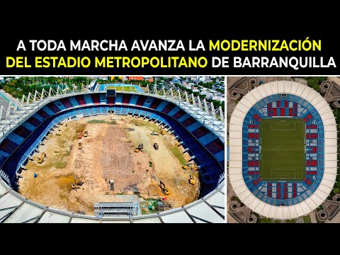 A Toda Marcha Avanza la Modernización del Estadio Metropolitano de Barranquilla