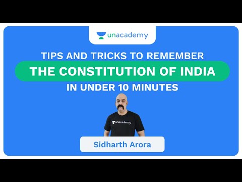 Tips and Tricks to Remember the Constitution of India in under 10 minutes