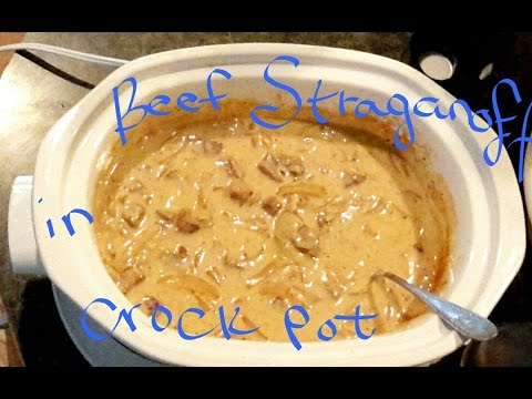 BEEF STROGANOFF MADE IN SLOW COOKER