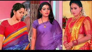 Telugu tv serial unknown actress hot saree photos 