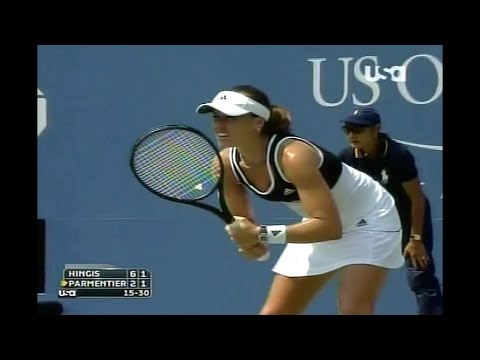 Martina Hingis gegen Pauline Parmentier US Open 2007 R2 ❤️🎈