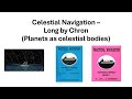 Long By Chron Planets Captain Subramaniam Ex19 Q1 Celestial Navigation Problems