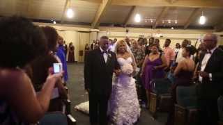 preview picture of video 'Taryn + Chris Wedding Highlights at First Baptist Church of Texas City'
