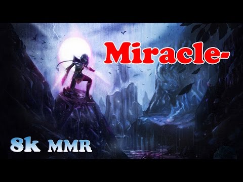 DotA 2 Miracle- 8k MMR Ranked Gameplay