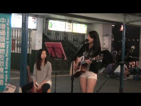Back to Back HK cover Jacky @Star Ferry Pier Busking