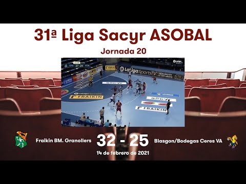 31ª Liga Sacyr ASOBAL J20: Fraikin BM. Granollers - Blasgon/Bodegas Ceres VA 32-35