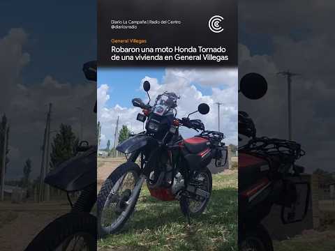 Robaron una moto Honda Tornado de una vivienda en General Villegas