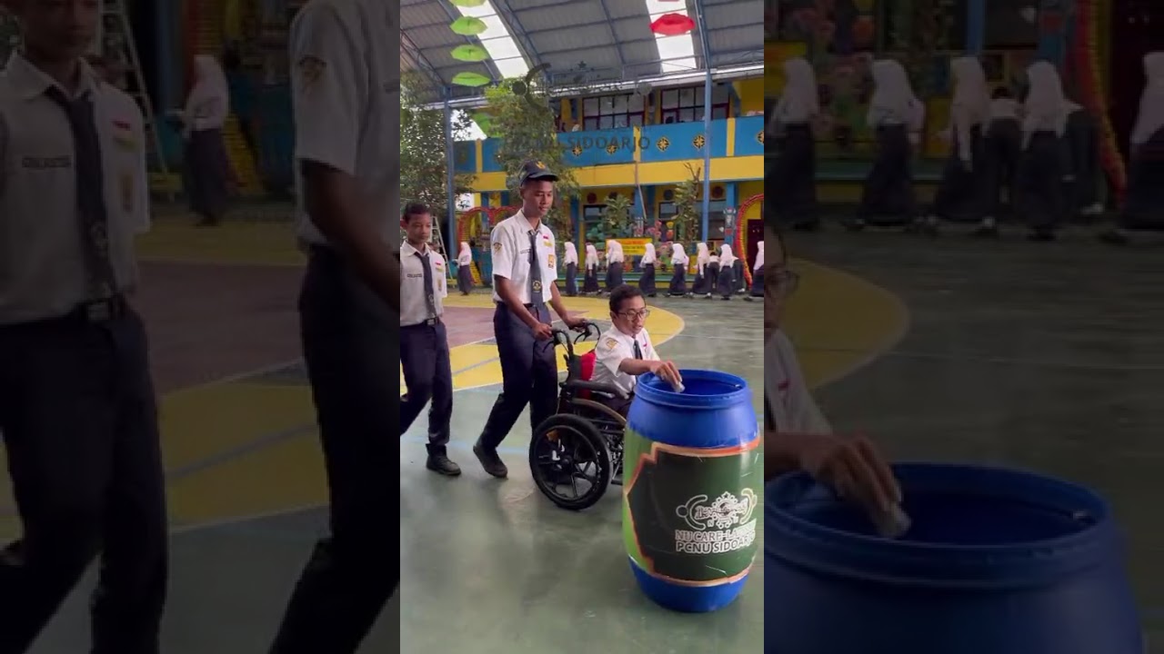 KIRAB GISNU LAZISNU PCNU SIDOARJO BERSAMA SMP NEGERI 3 CANDI