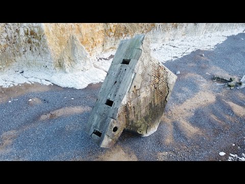 Le bunker planté de Sainte-Marguerite-sur-Mer (drone)