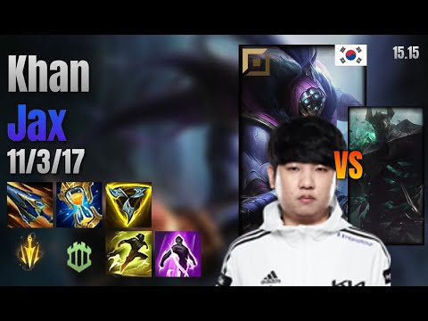 Khan Top Jax vs Mordekaiser lol KR solo rank Full Game 15.15 | 칸 잭스 vs 모데카이저