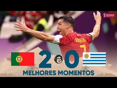 Gols e lances de Portugal x Uruguai