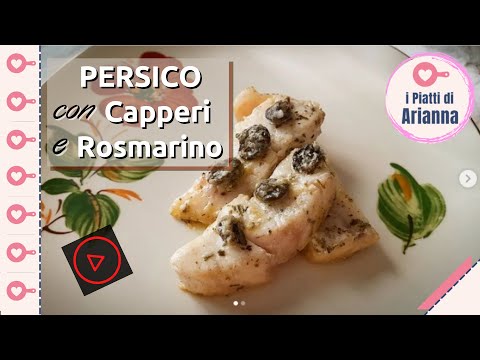 Persico con Capperi o Rosmarino - #shorts