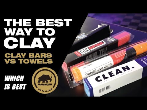 How to clay your car. Clay bar, clay mitts, clay towel, which is best?