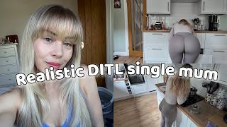 Realistic DITL single mum |Food shopping, cooking, cleaning & chatty vlog