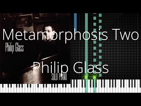 🎹 Metamorphosis Two, Philip Glass, Synthesia Piano Tutorial