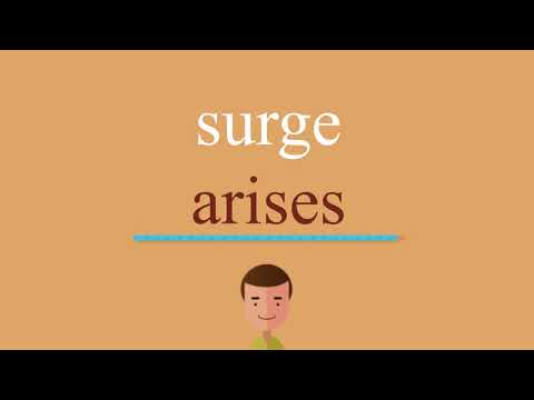 Cómo se dice surge en inglés