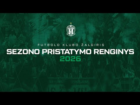 TIESIOGIAI: oficialus Vilniaus „Žalgirio“ sezono pristatymas || Laisvės TV x @FKZalgirisVilnius