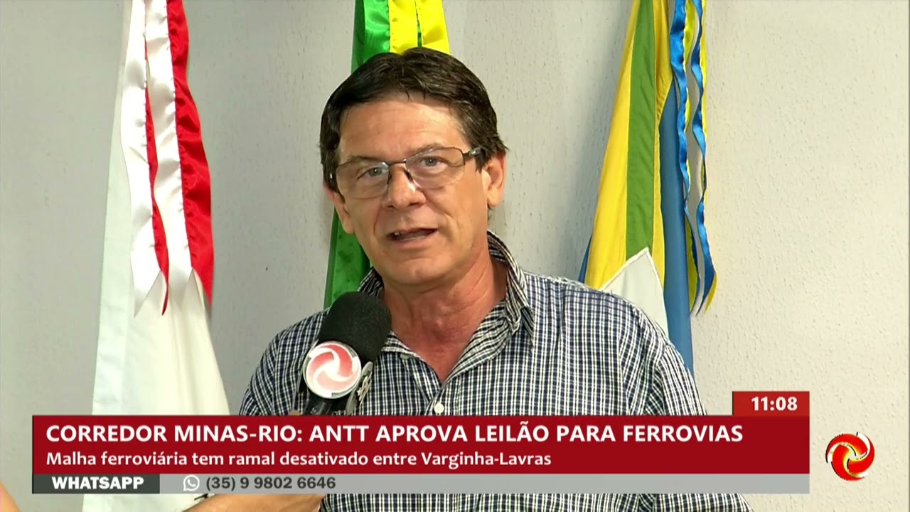 Corredor Minas-Rio: ANTT aprova leilão para ferrovias