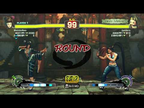 WeirdoNeo (juri) vs Jazdero (Ibuki) - SUPER STREET FIGHTER 4 AE Ver 2012 720P